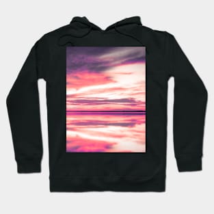 Pink Sky Beach Sunset Hoodie